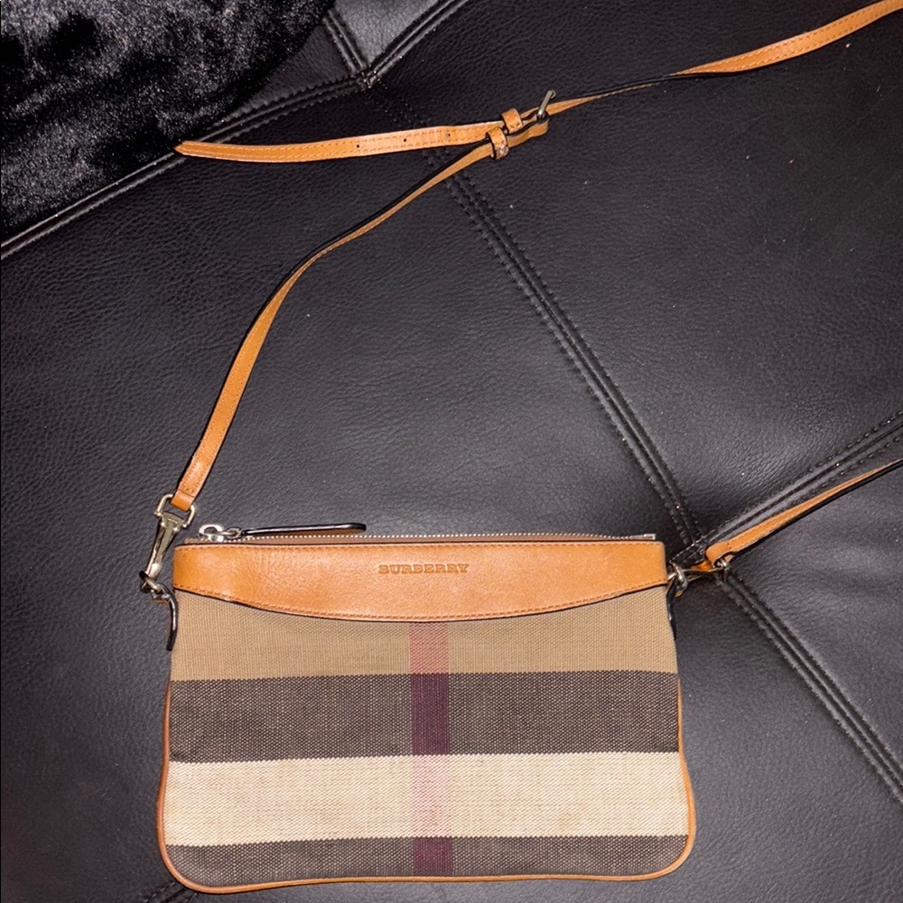 Burberry Crossbody Bag in Tan and Brown